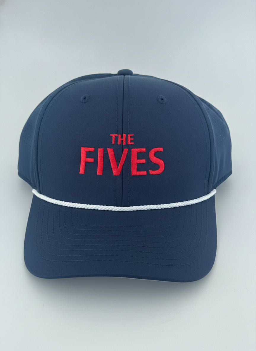 The Fives Rope Cap — Navy