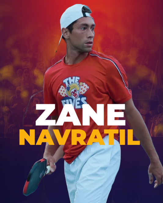 Autographed Match Used The 5s Limited Edition ProXR Paddle - Zane Navratil