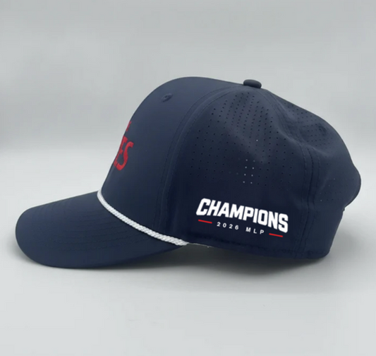 The Fives 2026 Champions Signature Rope Cap — Navy