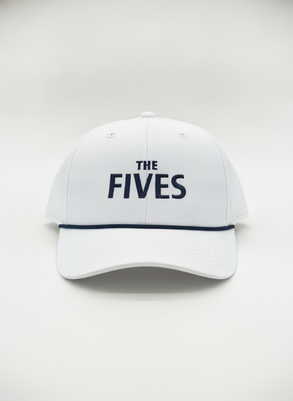The Fives Rope Cap — White