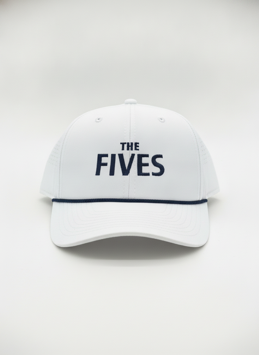 The Fives Rope Cap — White