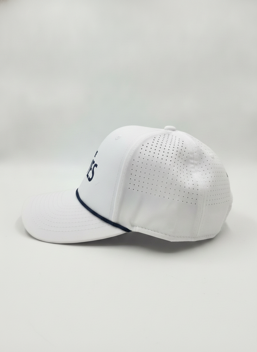 The Fives Rope Cap — White