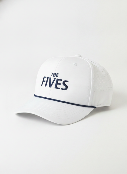 The Fives Rope Cap — White