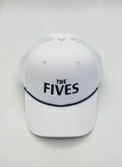The Fives Rope Cap — White